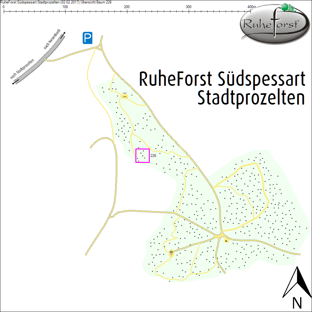 &Uuml;bersichtskarte zu Baum 226