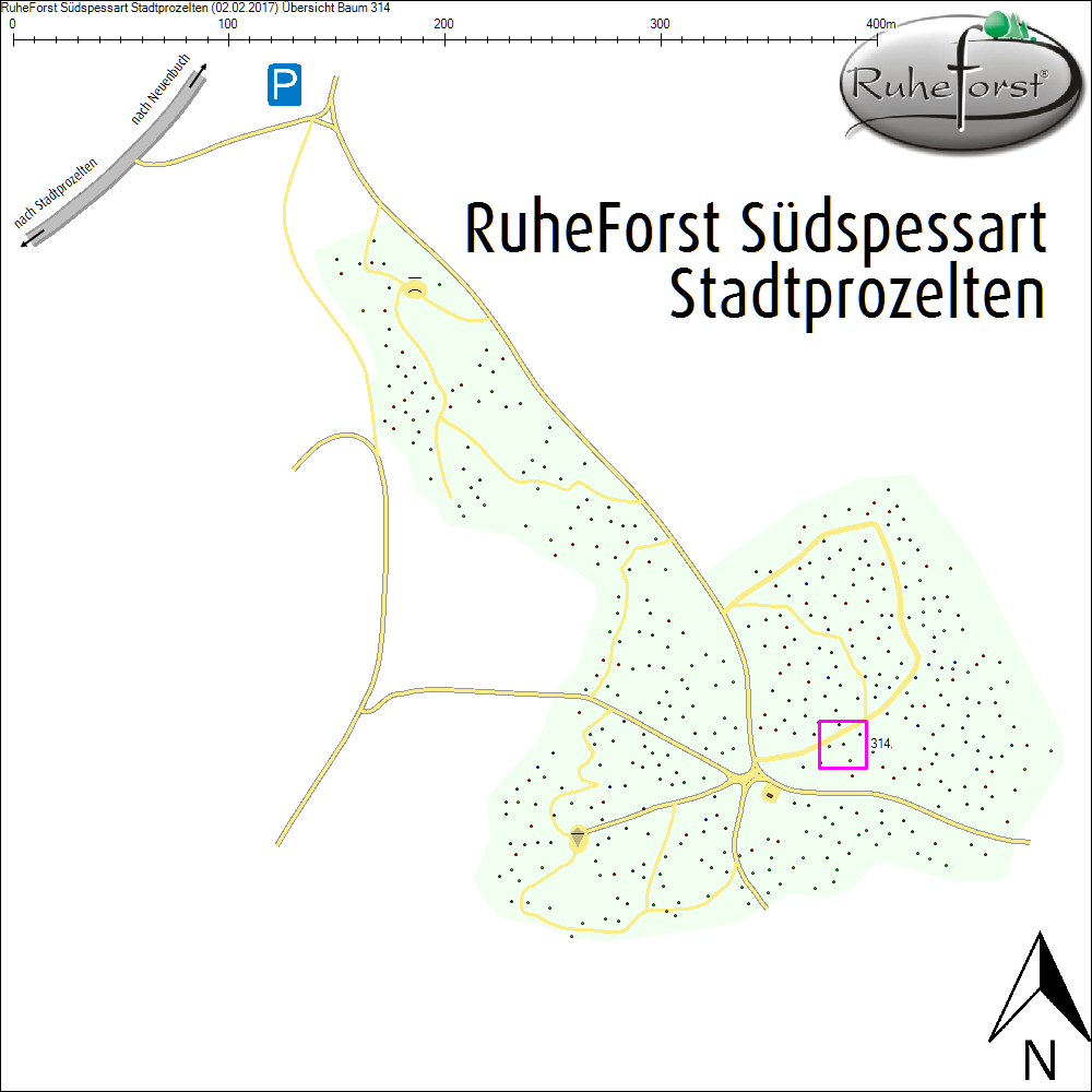 &Uuml;bersichtskarte zu Baum 314